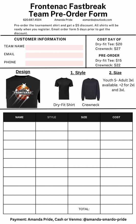 Frontenac fast break crewneck